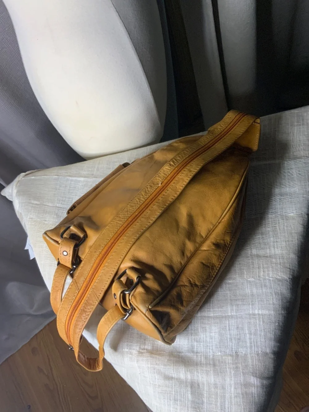 Retro Leather Napsack or Shoulder Bag
